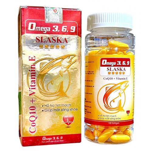 Омега 3 6 9  с Q10 и витамином Е (Slaska)