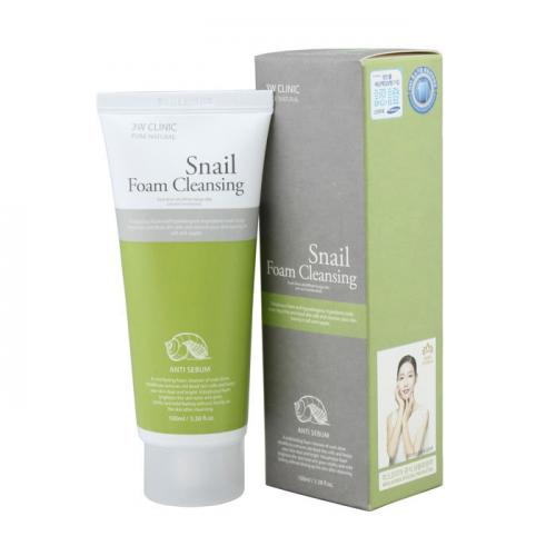Пенка для умывания 3W Clinic Snail Foam Cleansing