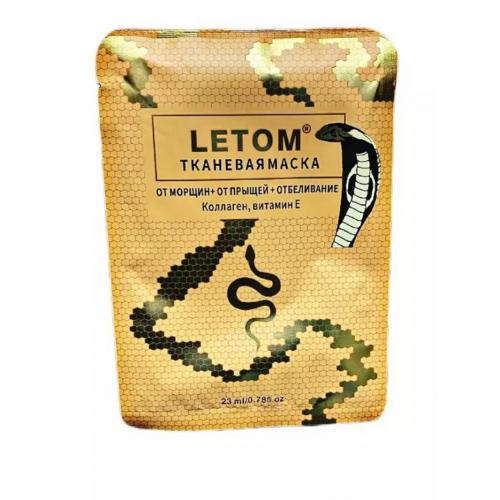Маска для лица с коллагеном Letom